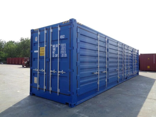 Contenedor marítimo de 40 pies con puertas laterales HC