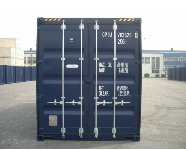 CONTENEDOR MARÍTIMO 20 PIES ALTO CUBO AZUL