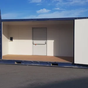 Contenedor maritímo 20 pies lateral abierto ( open side)